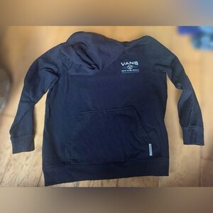 Youth Vans Black Pullover Hoodie - Size Medium